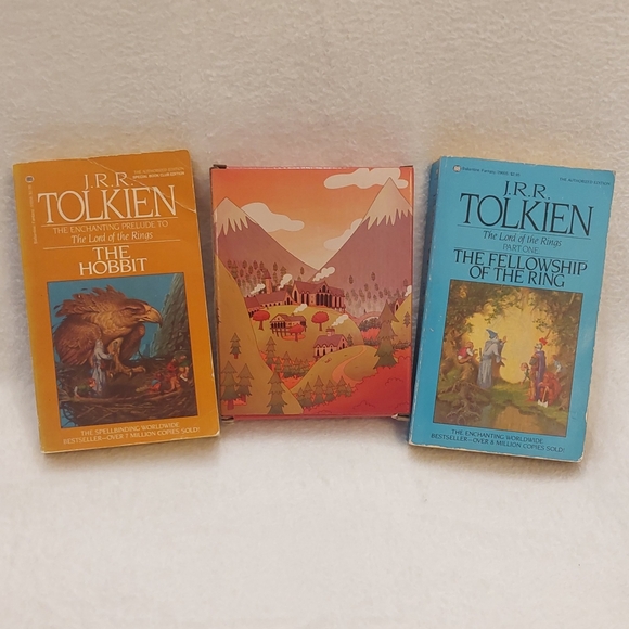 Books & Puzzles Other - LOTR Bundle: The Hobbit, The Fellowship Of The Ring, Rivendell Puzzle